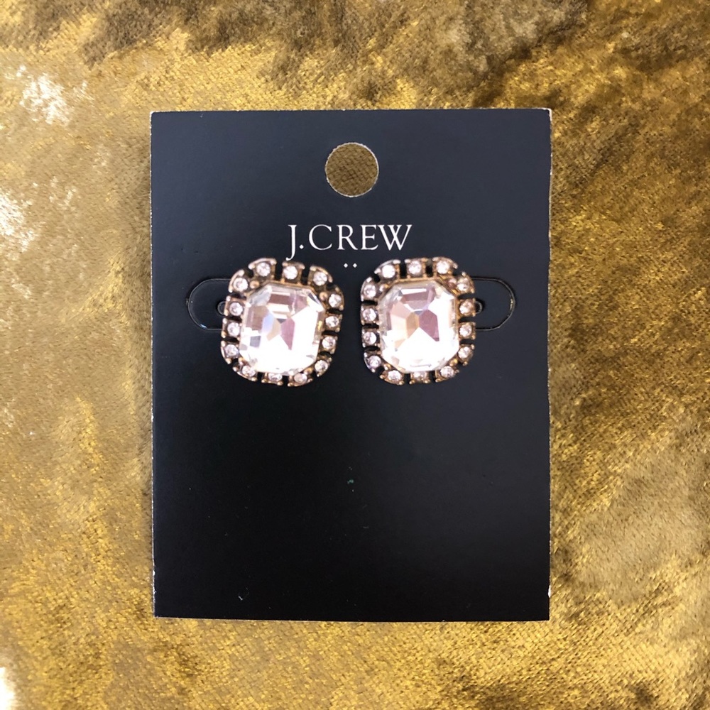 J. Crew Factory cluster cushion earring